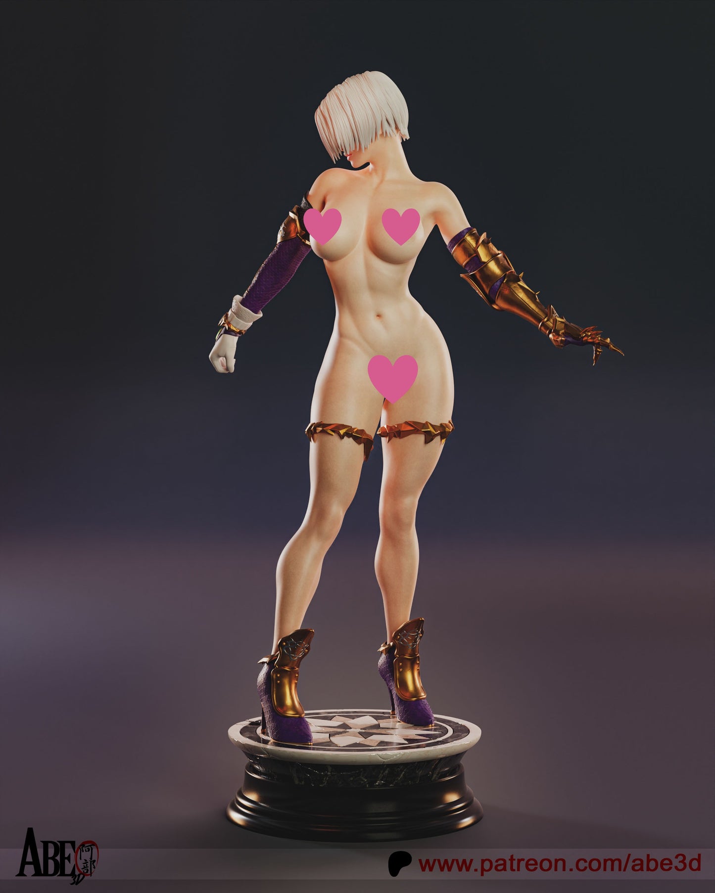 Ivy NSFW - Unassembled and Unpainted Garage Kit - Model Designed by Abe3d
