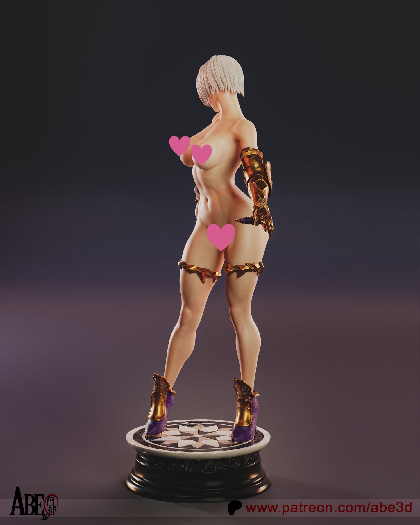 Ivy NSFW - Unassembled and Unpainted Garage Kit - Model Designed by Abe3d