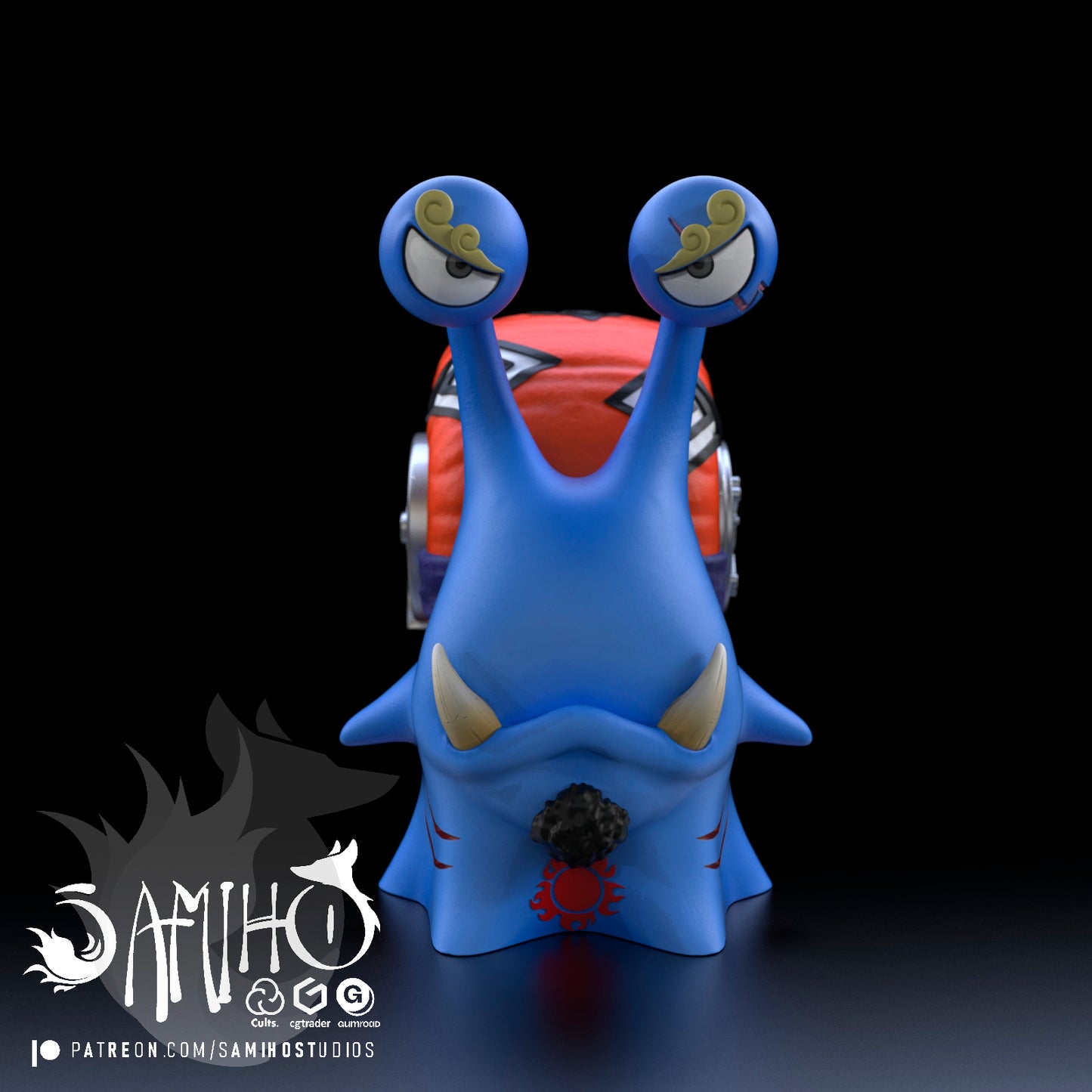 Jinbei DenDen Mushi - Unassembled and Unpainted Garage Kit - Model Designed by Samiho Studios