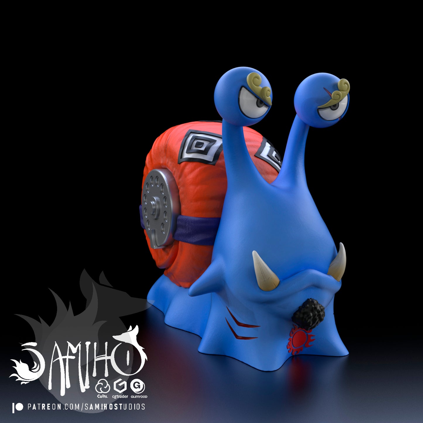 Jinbei DenDen Mushi - Unassembled and Unpainted Garage Kit - Model Designed by Samiho Studios