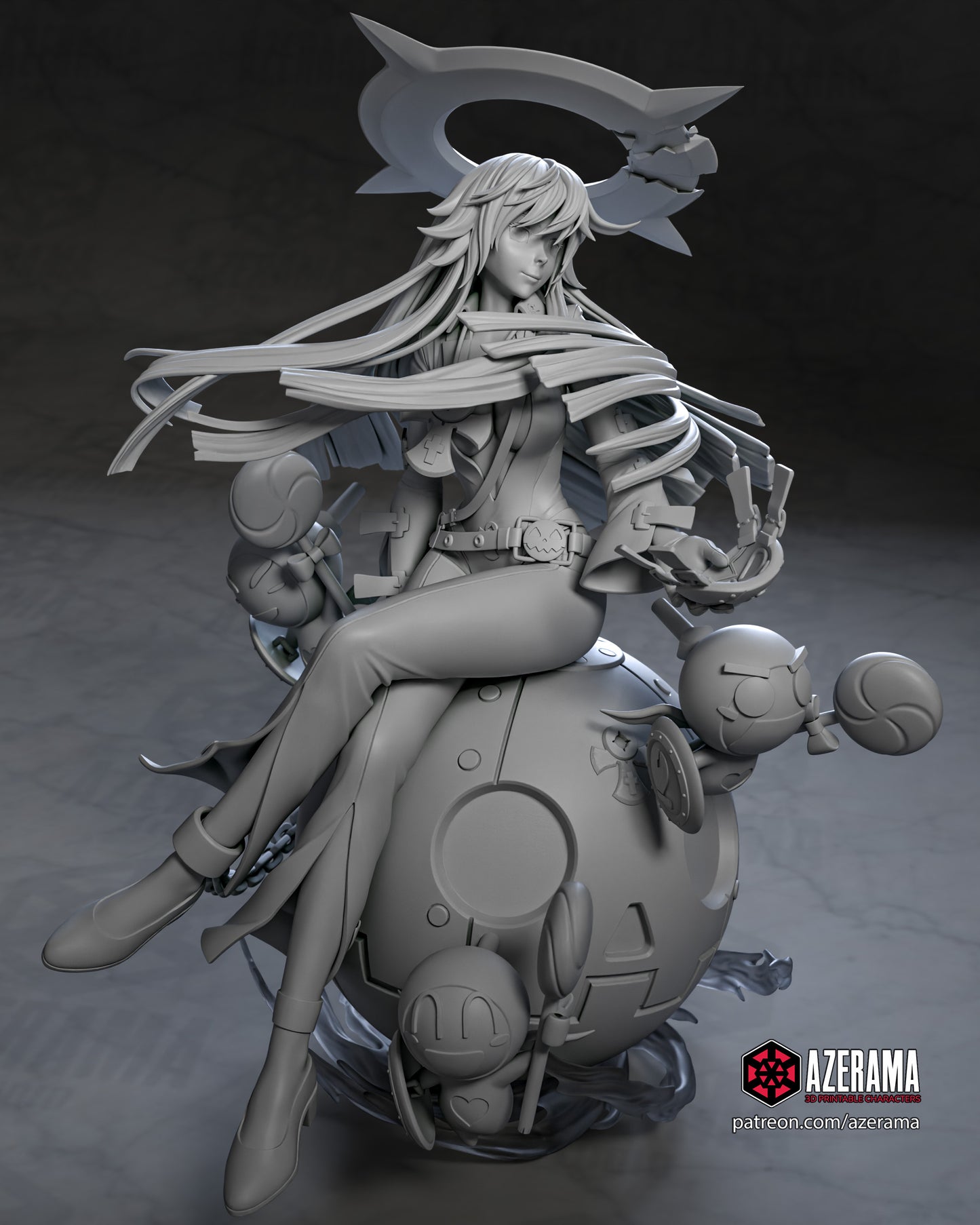 Jack-O - Unassembled and Unpainted Garage Kit - Model Designed by Azerama