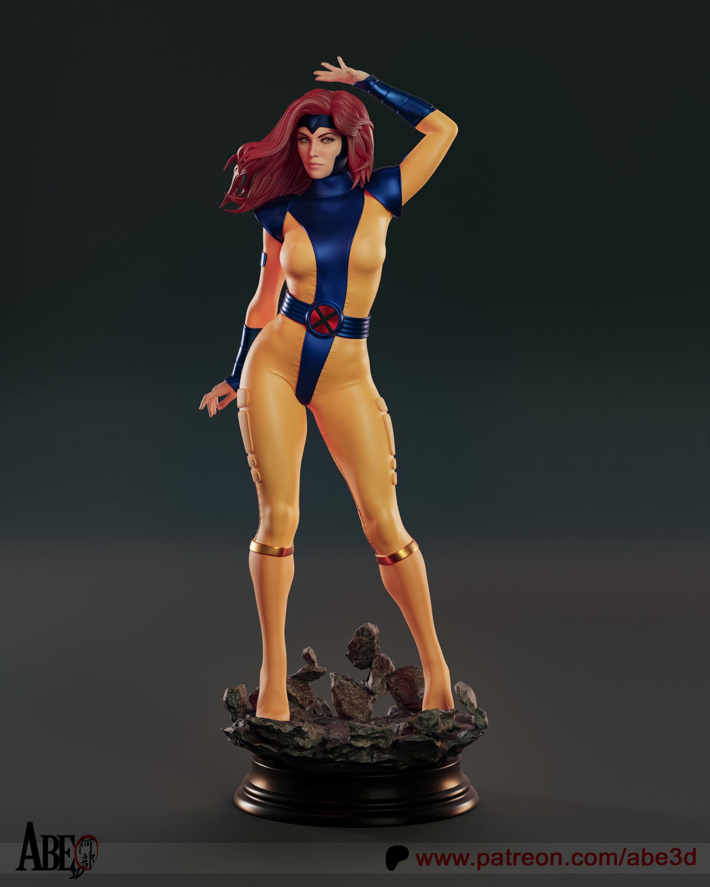 Jean - Unassembled and Unpainted Garage Kit - Model Designed by Abe3d