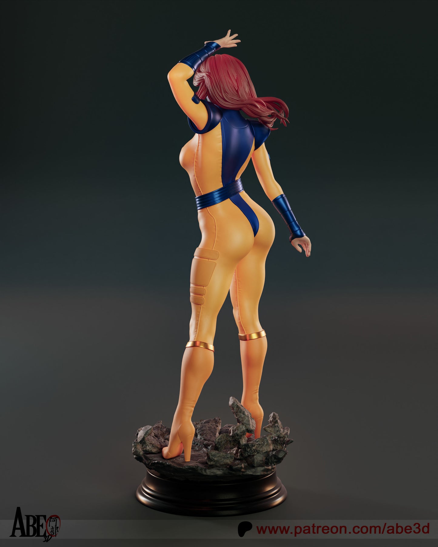 Jean - Unassembled and Unpainted Garage Kit - Model Designed by Abe3d