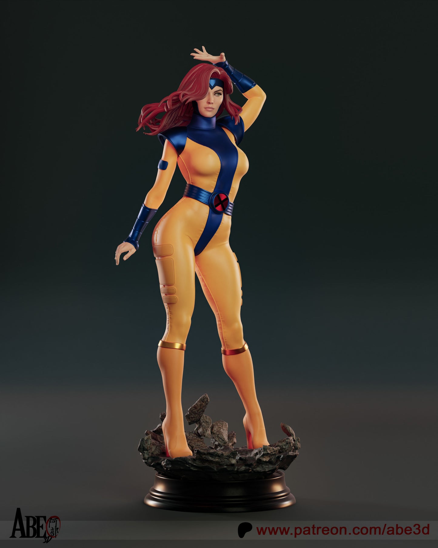 Jean - Unassembled and Unpainted Garage Kit - Model Designed by Abe3d
