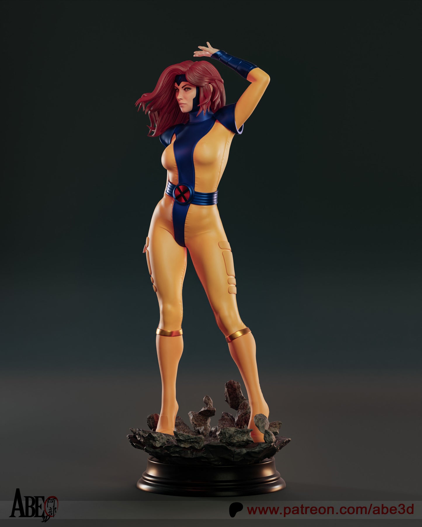 Jean - Unassembled and Unpainted Garage Kit - Model Designed by Abe3d