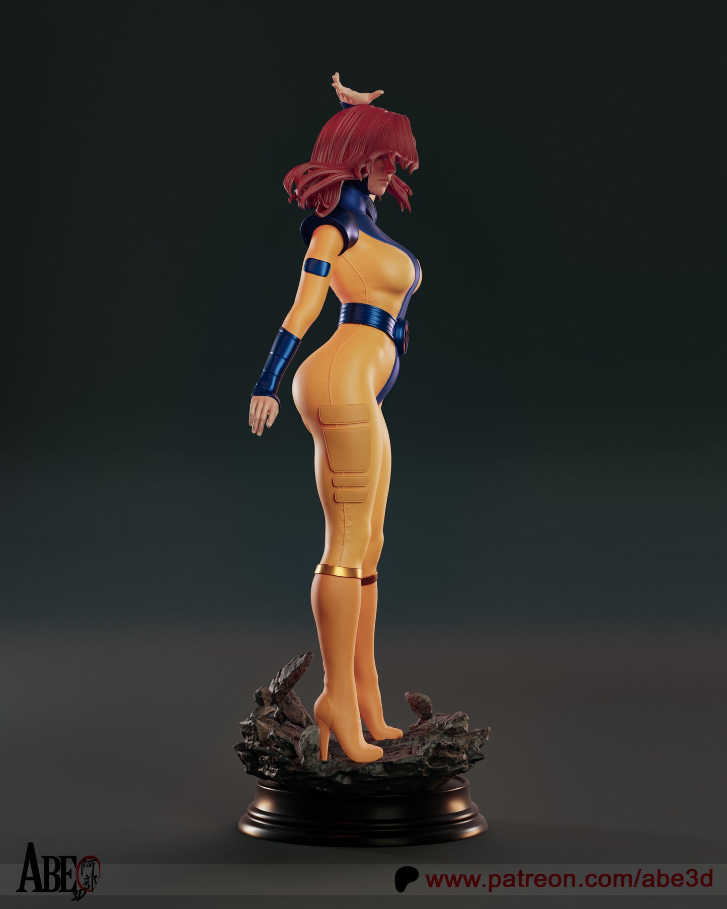 Jean - Unassembled and Unpainted Garage Kit - Model Designed by Abe3d