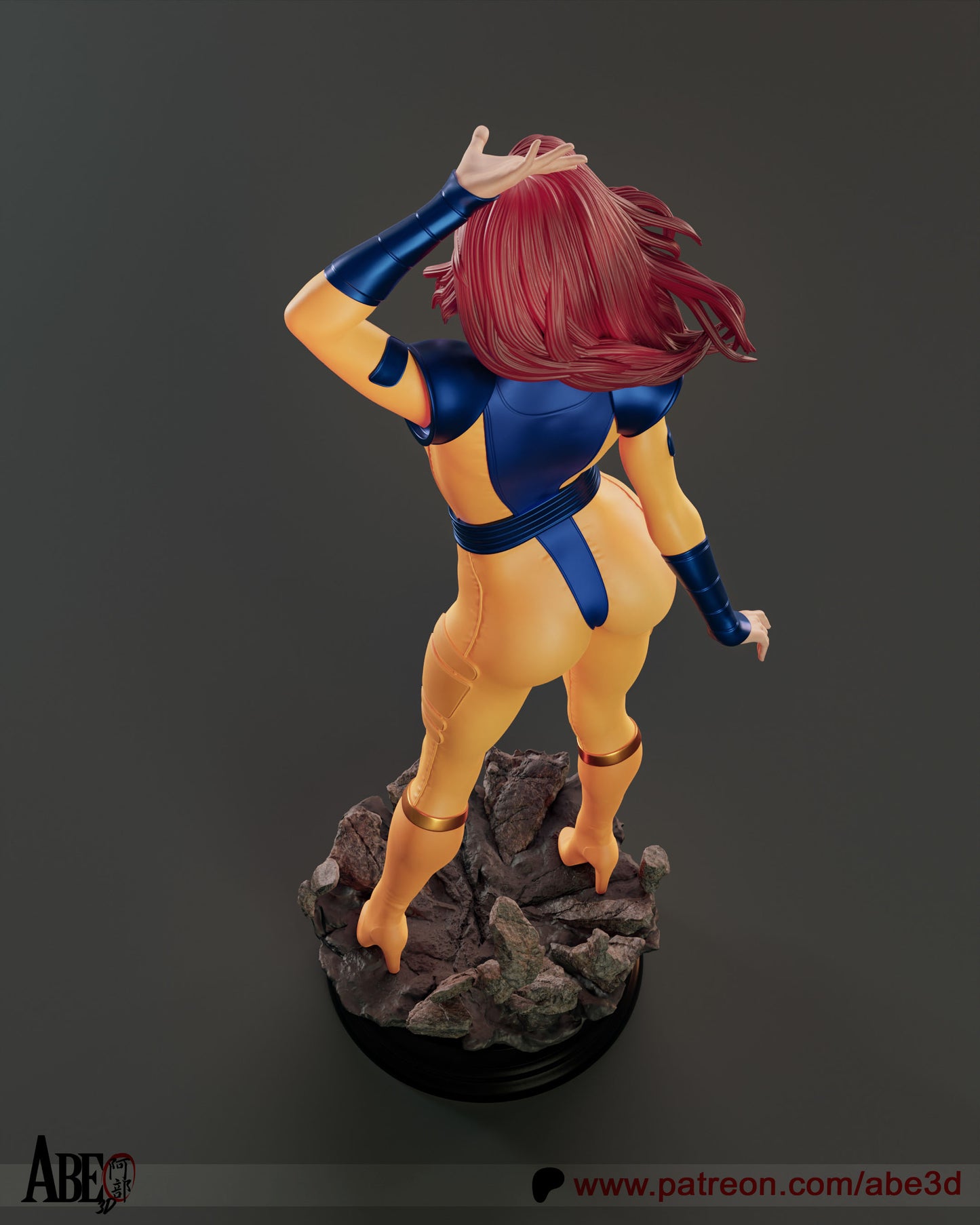 Jean - Unassembled and Unpainted Garage Kit - Model Designed by Abe3d