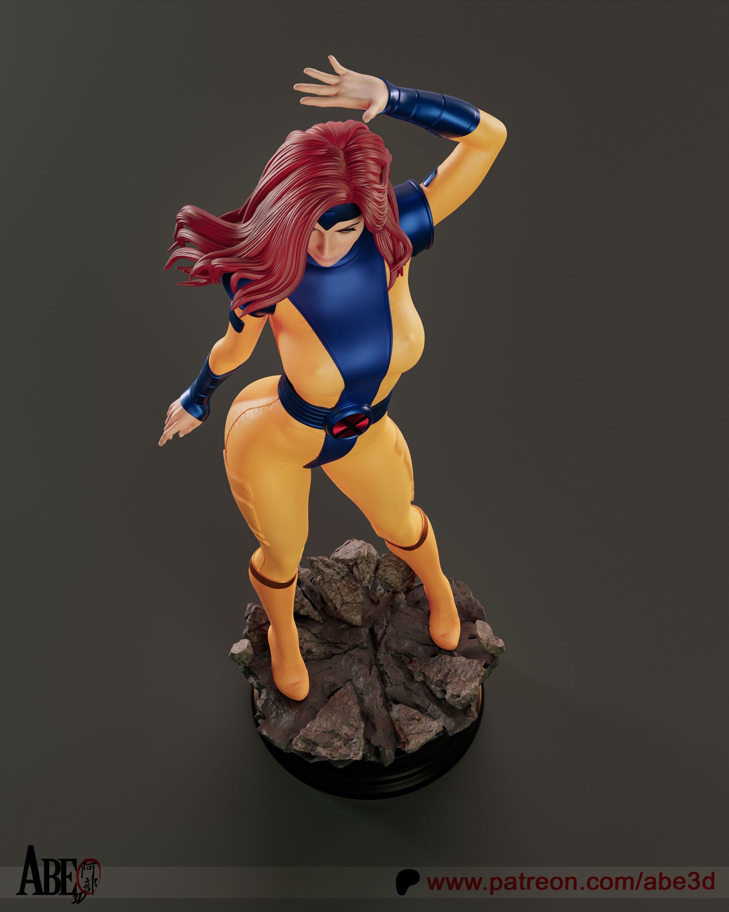 Jean - Unassembled and Unpainted Garage Kit - Model Designed by Abe3d