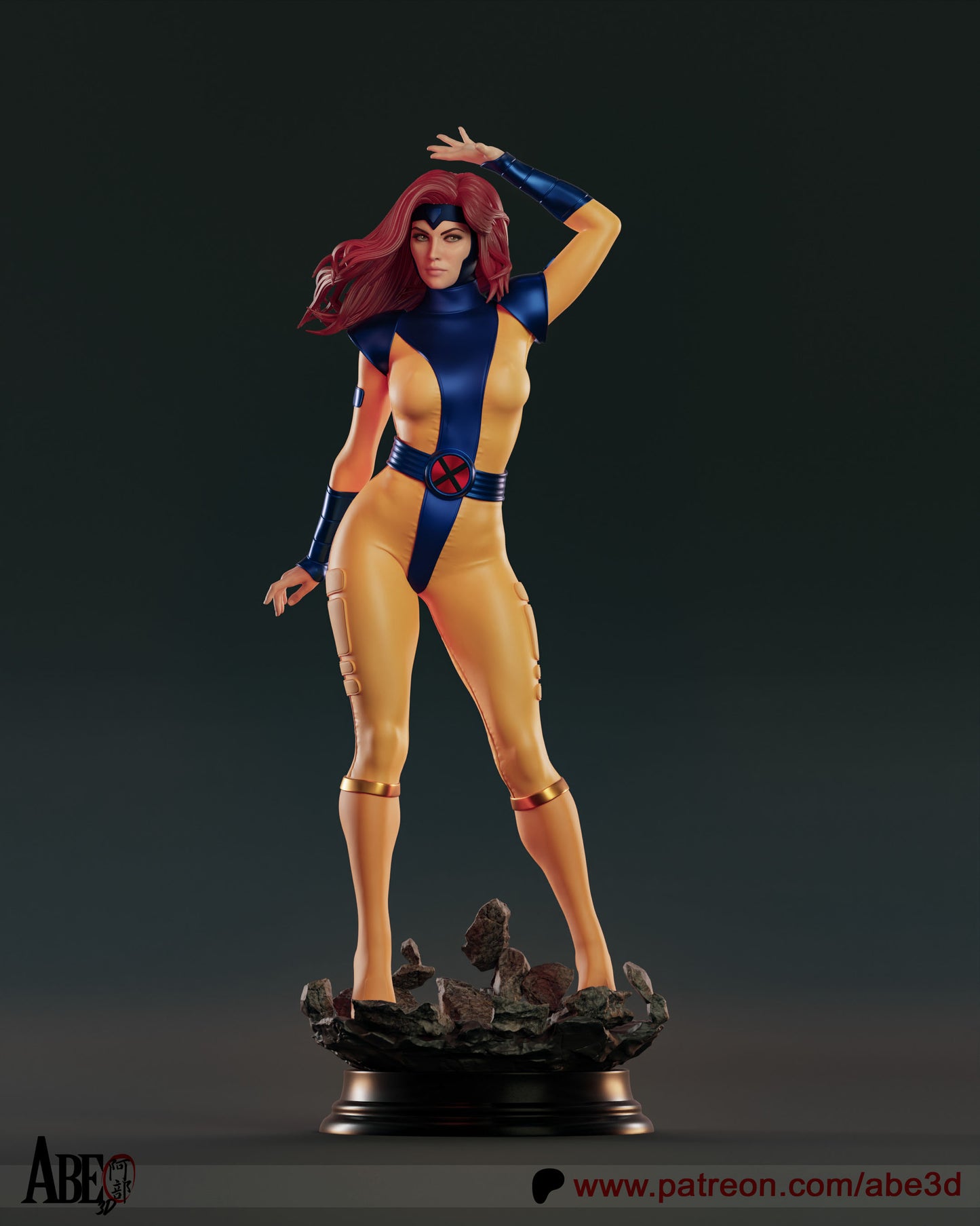 Jean - Unassembled and Unpainted Garage Kit - Model Designed by Abe3d