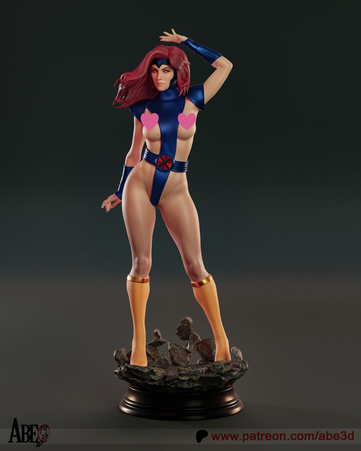 Jean NSFW - Unassembled and Unpainted Garage Kit - Model Designed by Abe3d