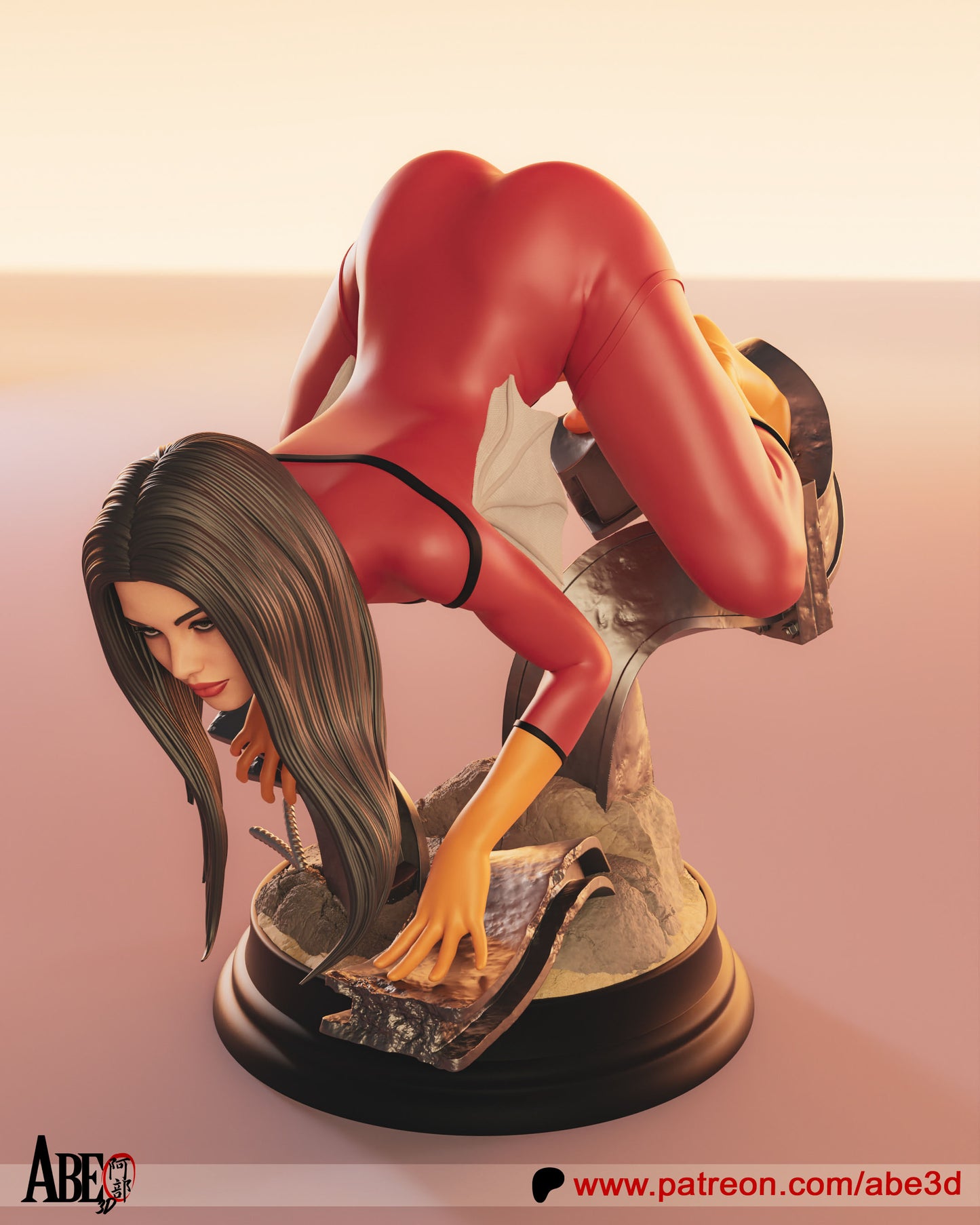 Spider-Woman Jessica Drew (HEAD VARIANTS INCLUDED) - Unassembled and Unpainted Garage Kit - Model Designed by Abe3D