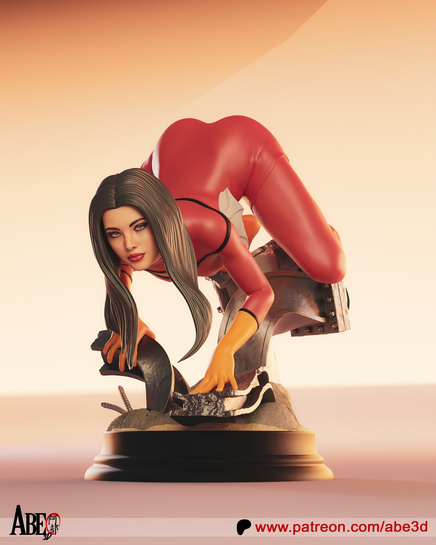 Spider-Woman Jessica Drew (HEAD VARIANTS INCLUDED) - Unassembled and Unpainted Garage Kit - Model Designed by Abe3D