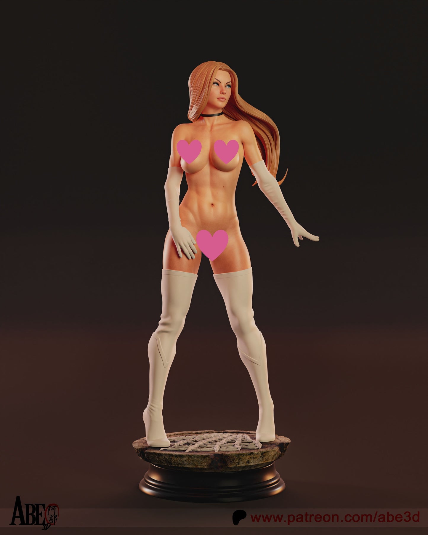 Spider-Woman NSFW - Unassembled and Unpainted Garage Kit - Model Designed by Abe3d