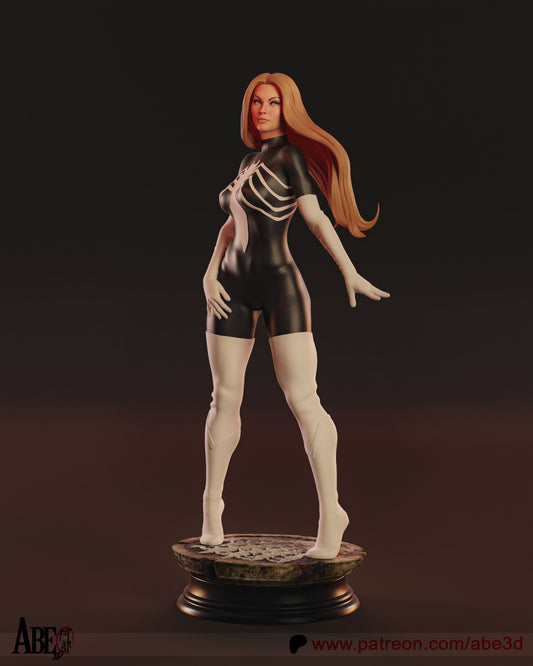 Spider-Woman (HEAD VARIANTS INCLUDED) - Unassembled and Unpainted Garage Kit - Model Designed by Abe3d