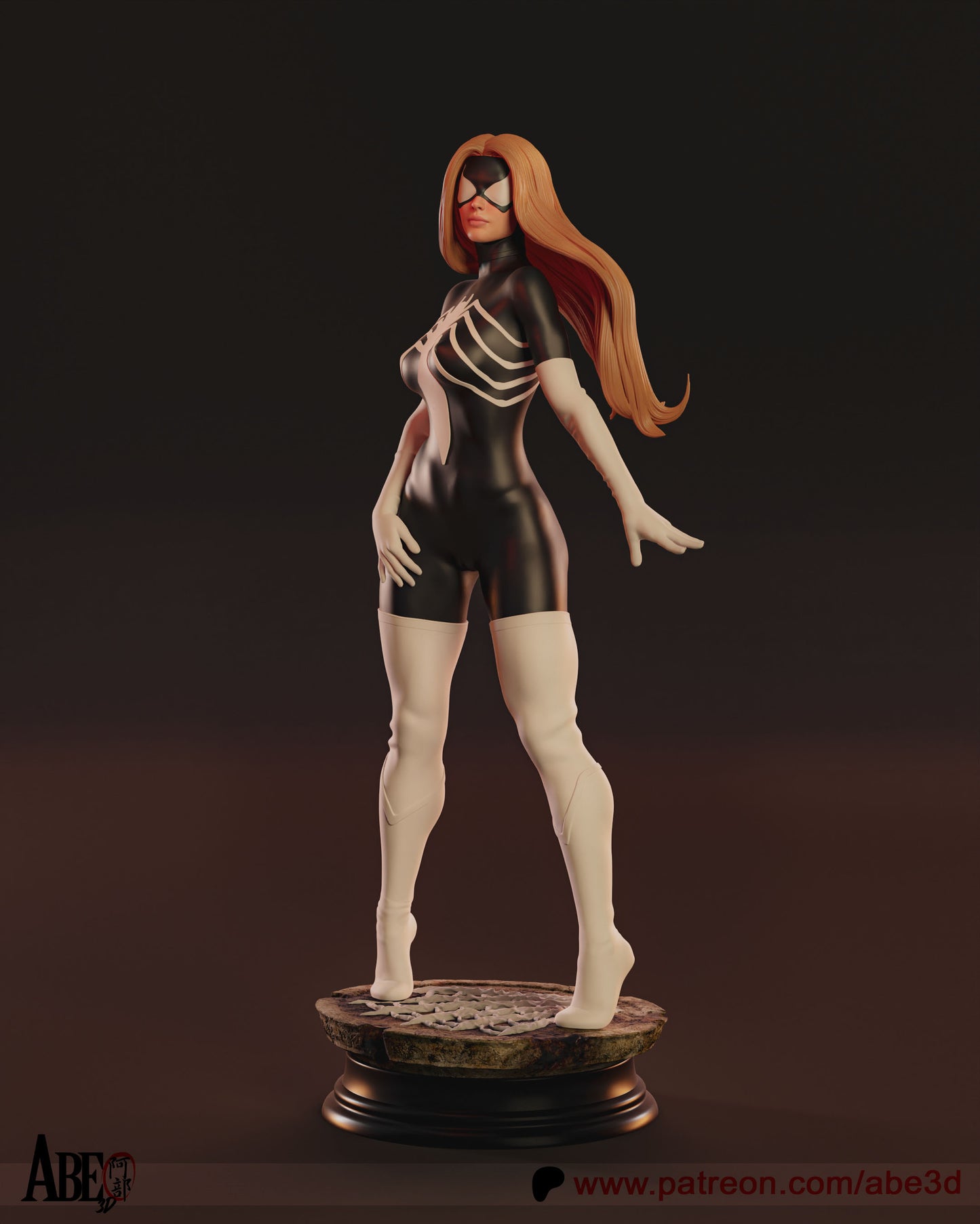 Spider-Woman (HEAD VARIANTS INCLUDED) - Unassembled and Unpainted Garage Kit - Model Designed by Abe3d