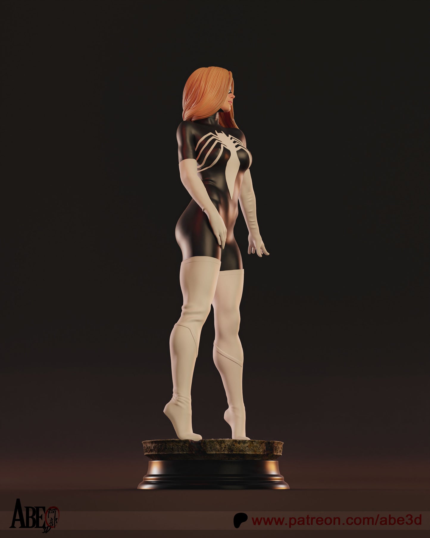 Spider-Woman (HEAD VARIANTS INCLUDED) - Unassembled and Unpainted Garage Kit - Model Designed by Abe3d