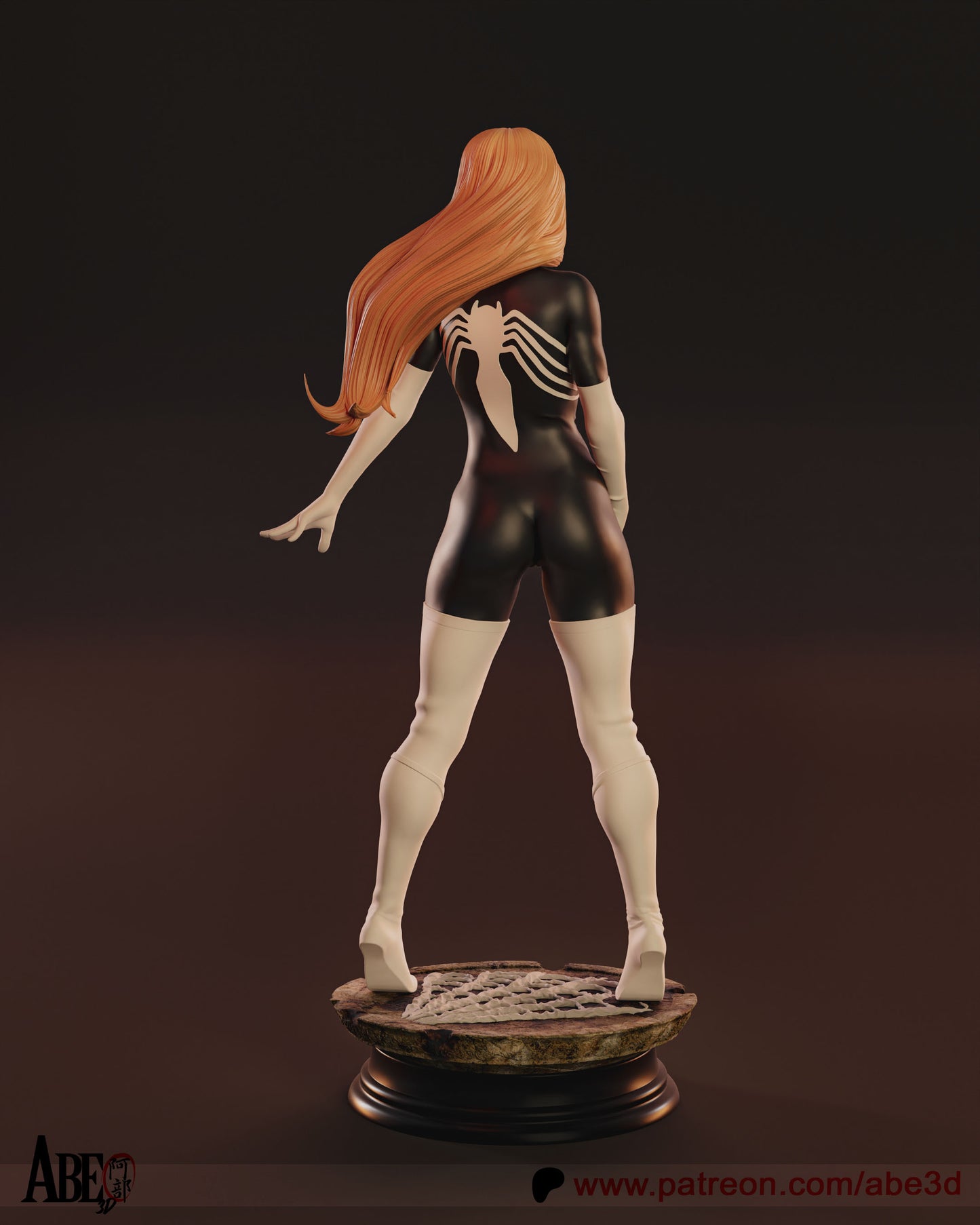 Spider-Woman (HEAD VARIANTS INCLUDED) - Unassembled and Unpainted Garage Kit - Model Designed by Abe3d