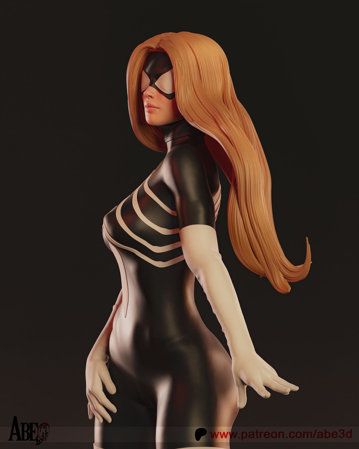 Spider-Woman (HEAD VARIANTS INCLUDED) - Unassembled and Unpainted Garage Kit - Model Designed by Abe3d