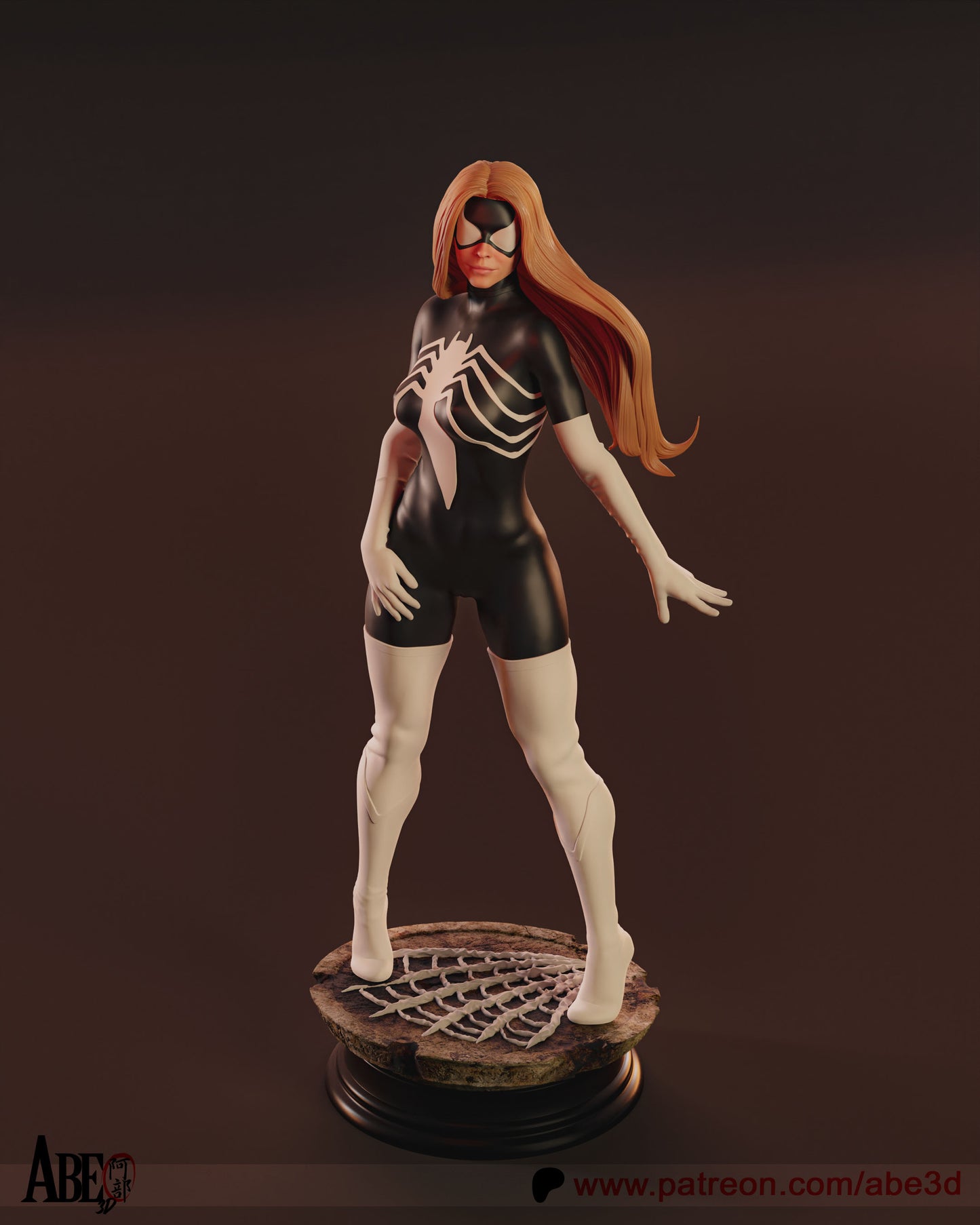 Spider-Woman (HEAD VARIANTS INCLUDED) - Unassembled and Unpainted Garage Kit - Model Designed by Abe3d