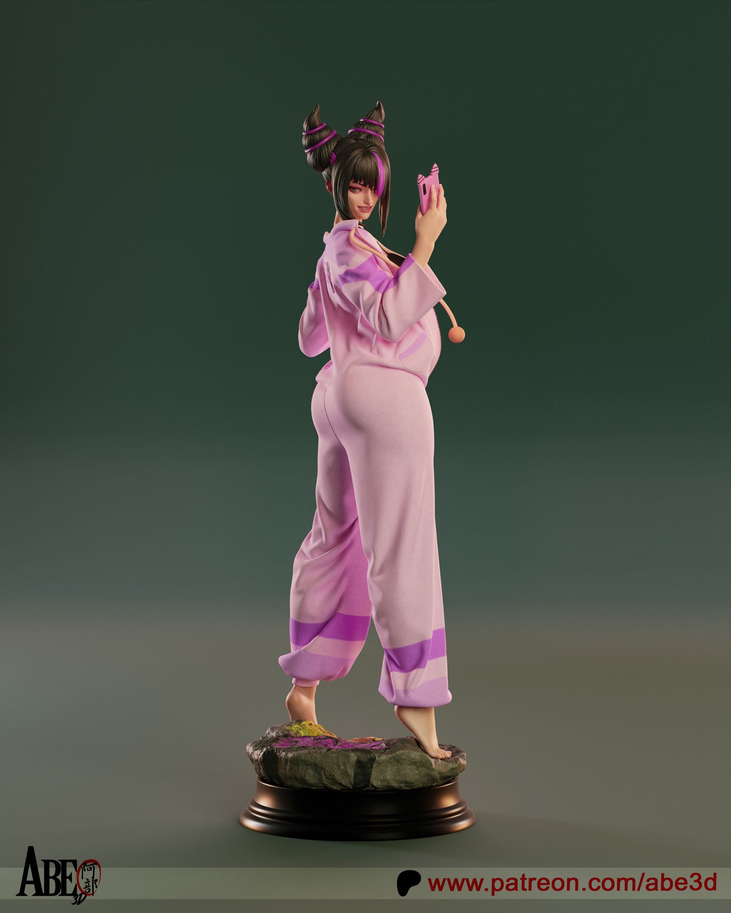 Juri - Unassembled and Unpainted Garage Kit - Model Designed by Abe3d