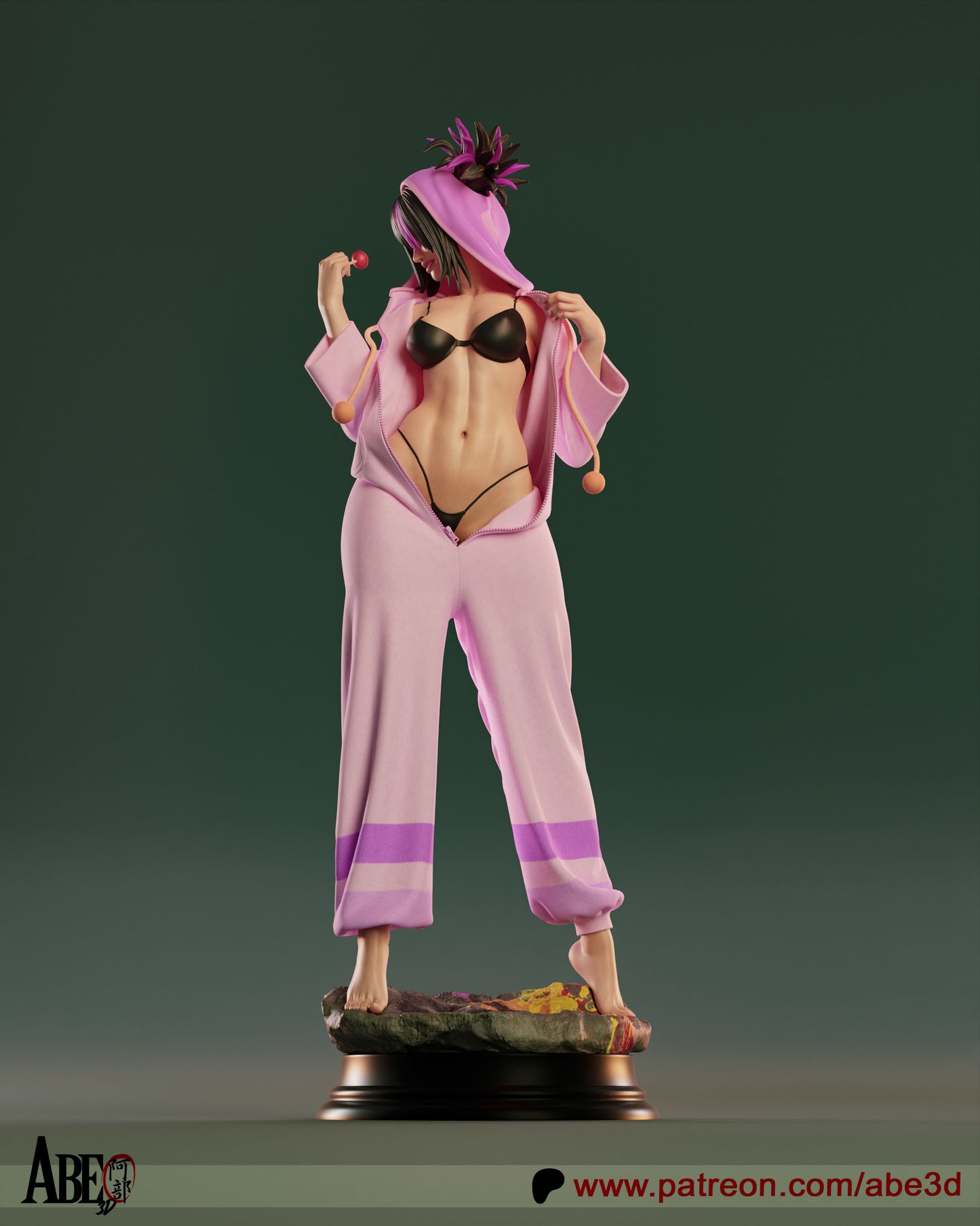 Juri - Unassembled and Unpainted Garage Kit - Model Designed by Abe3d