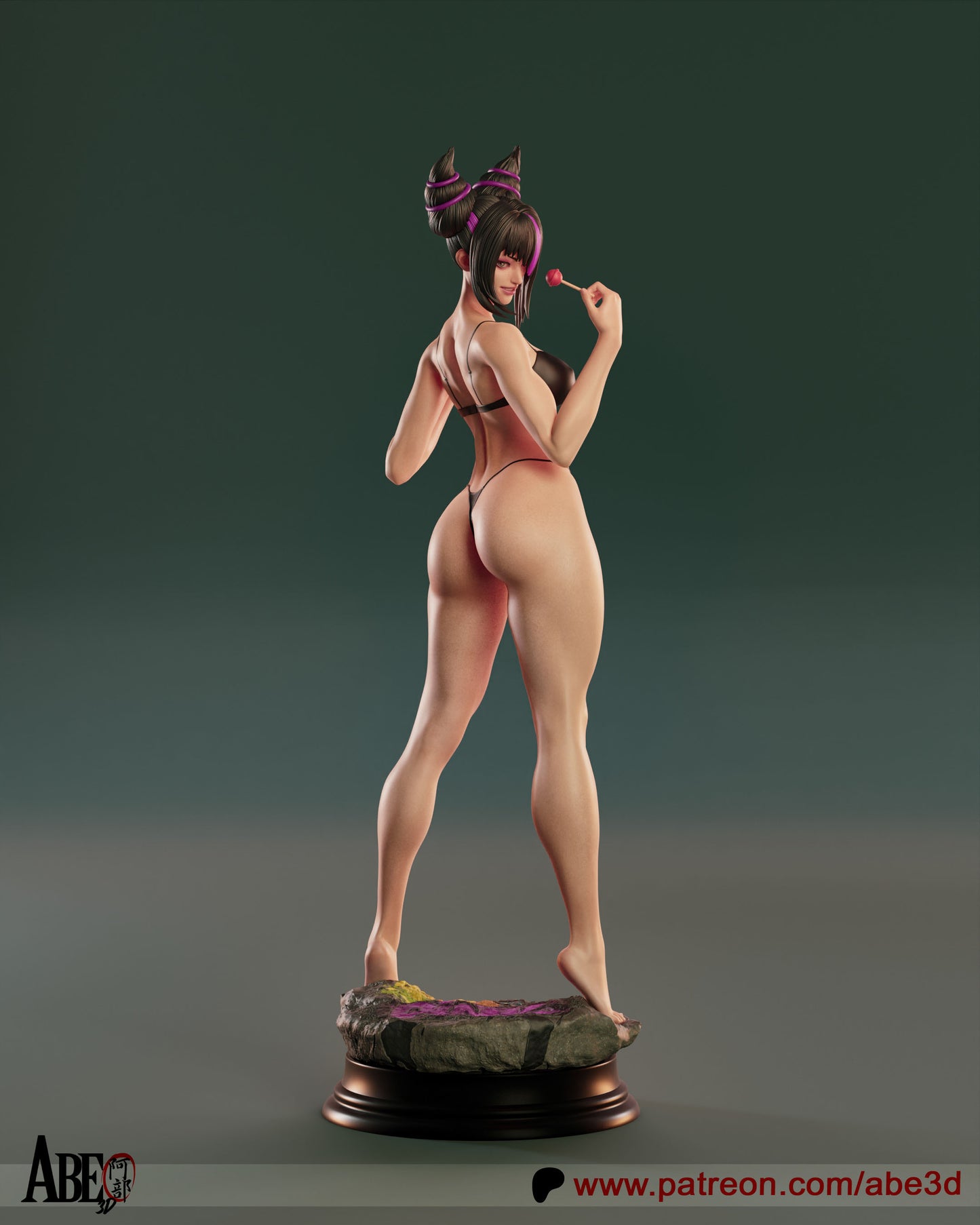 Juri - Unassembled and Unpainted Garage Kit - Model Designed by Abe3d