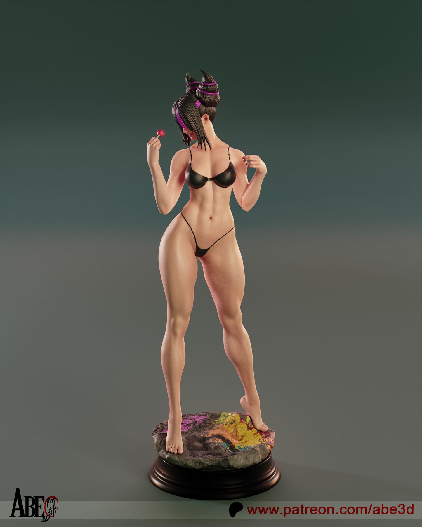 Juri - Unassembled and Unpainted Garage Kit - Model Designed by Abe3d