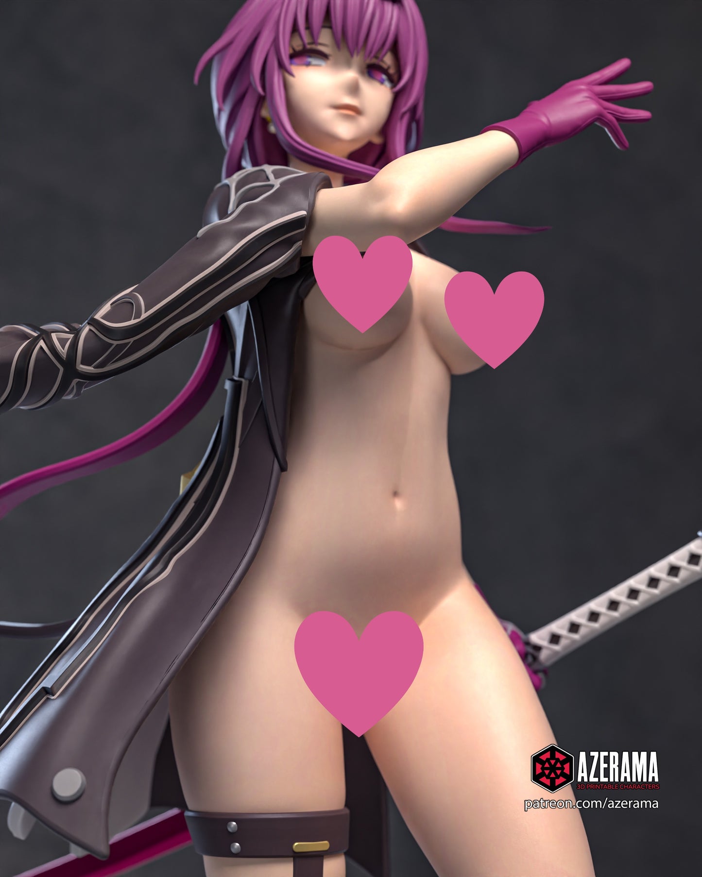 Kafka NSFW - Unassembled and Unpainted Garage Kit - Model Designed by Azerama