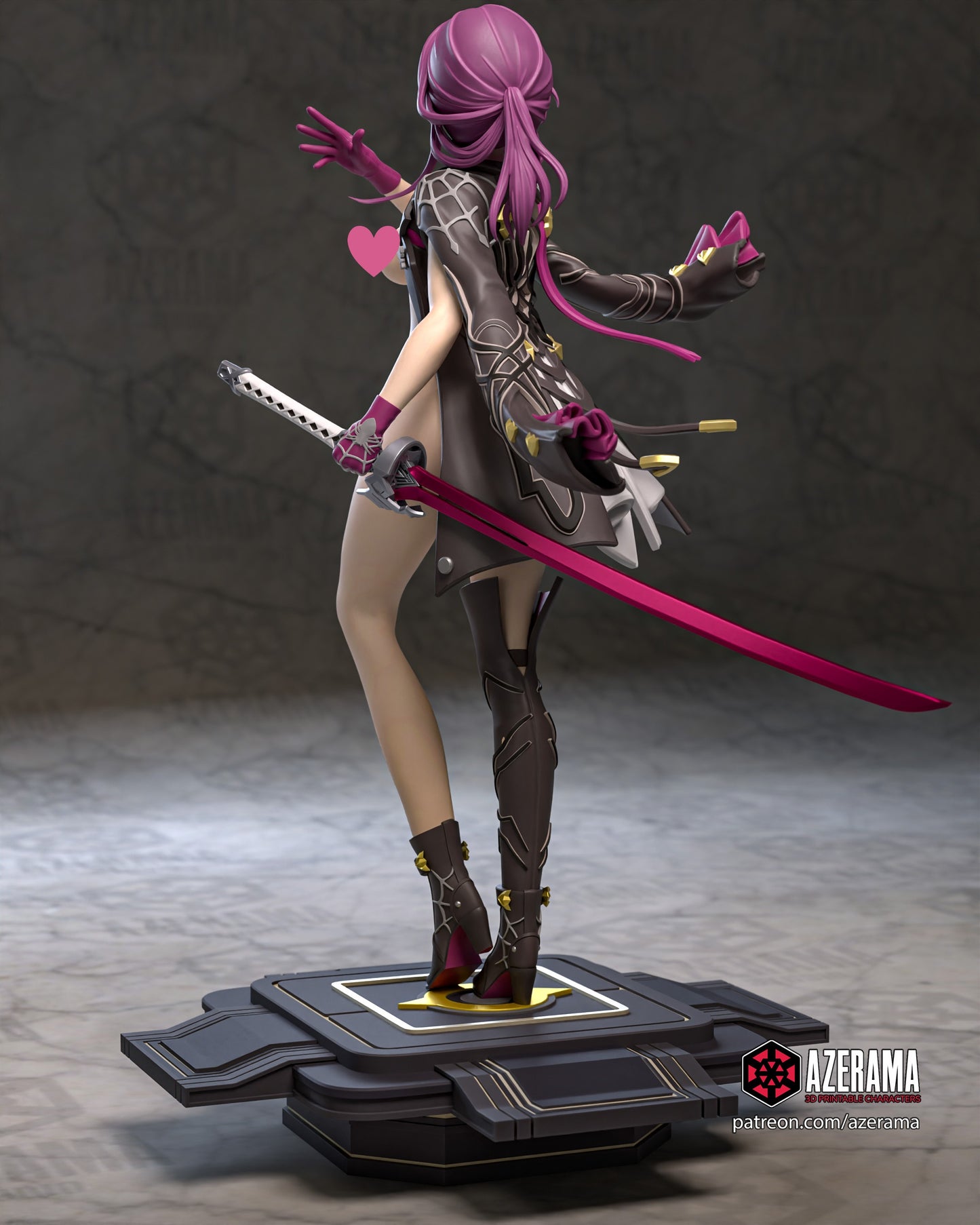 Kafka NSFW - Unassembled and Unpainted Garage Kit - Model Designed by Azerama