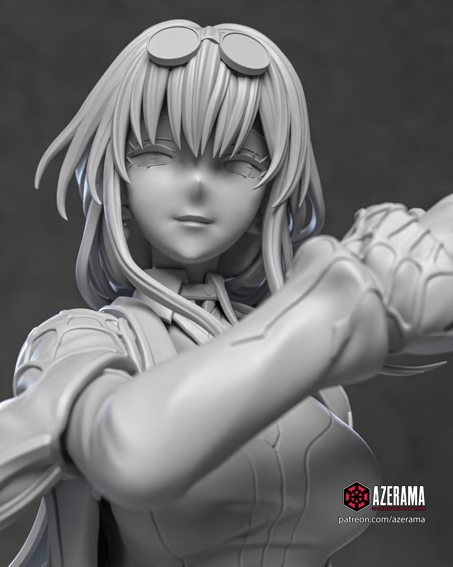 Kafka - Unassembled and Unpainted Garage Kit - Model Designed by Azerama