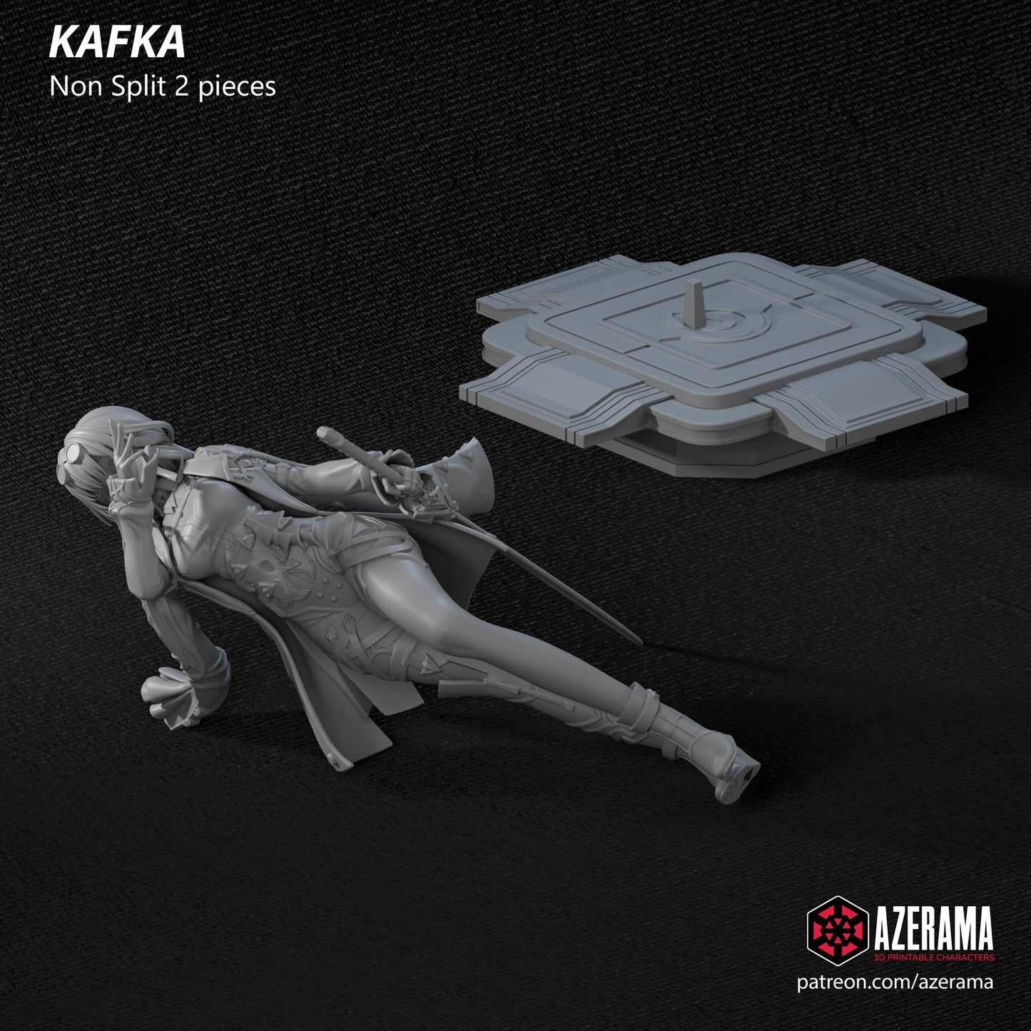 Kafka - Unassembled and Unpainted Garage Kit - Model Designed by Azerama