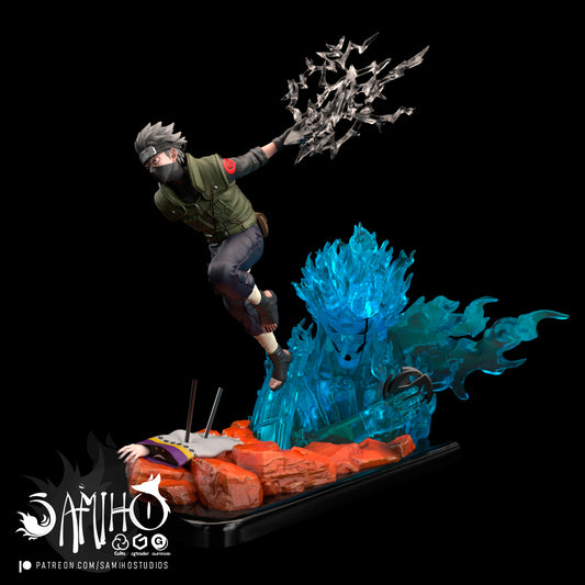 Kakashi/Susanoo - Unassembled and Unpainted Garage Kit - Model Designed by Samiho Studios
