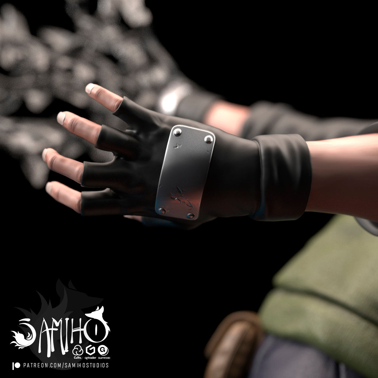 Kakashi/Susanoo - Unassembled and Unpainted Garage Kit - Model Designed by Samiho Studios