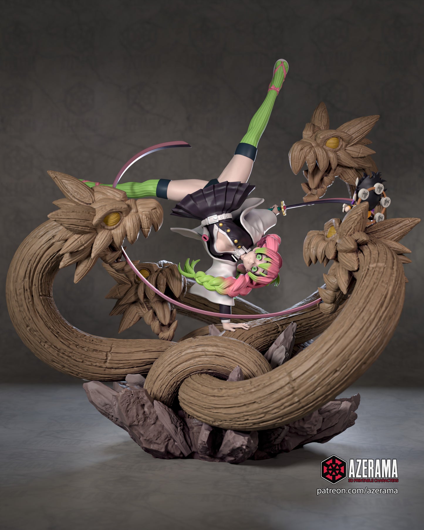 Kanroji - Unassembled and Unpainted Garage Kit - Model Designed by Azerama