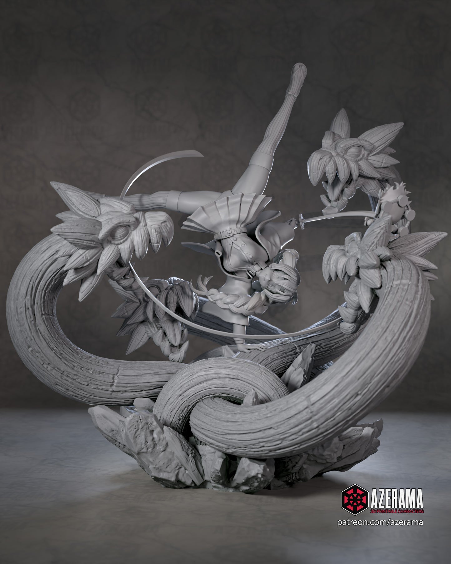 Kanroji - Unassembled and Unpainted Garage Kit - Model Designed by Azerama