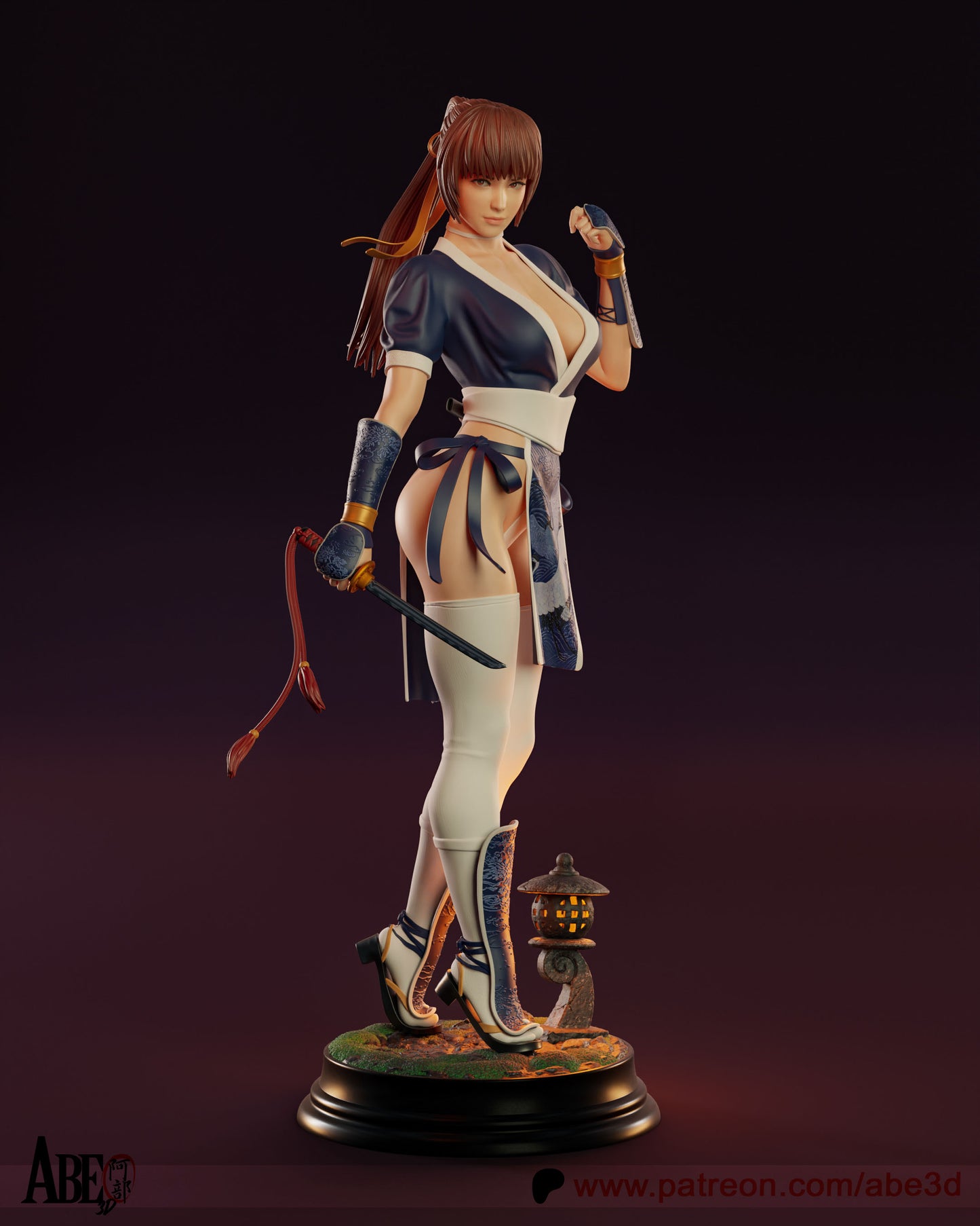 Kasumi (VARIANT PARTS INCLUDED - Unassembled and Unpainted Garage Kit - Model Designed by Abe3d