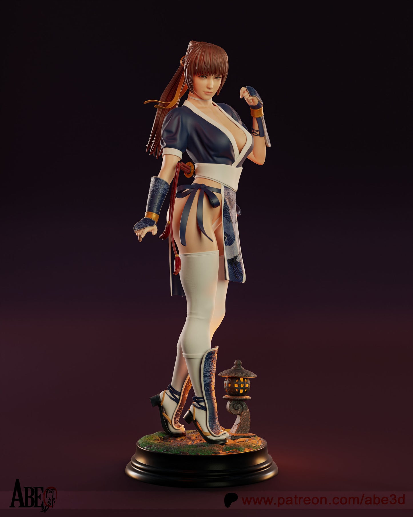 Kasumi (VARIANT PARTS INCLUDED - Unassembled and Unpainted Garage Kit - Model Designed by Abe3d
