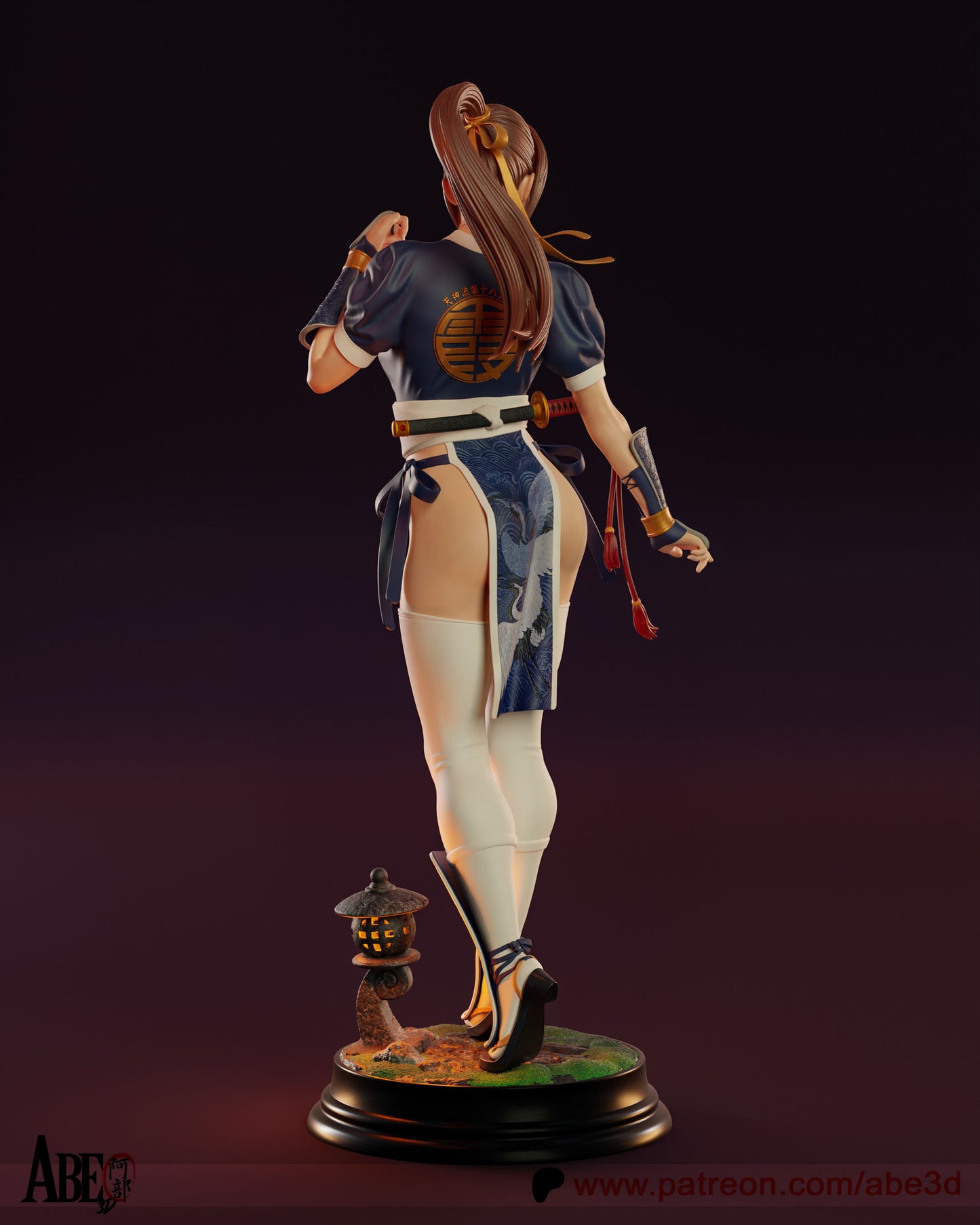 Kasumi (VARIANT PARTS INCLUDED - Unassembled and Unpainted Garage Kit - Model Designed by Abe3d