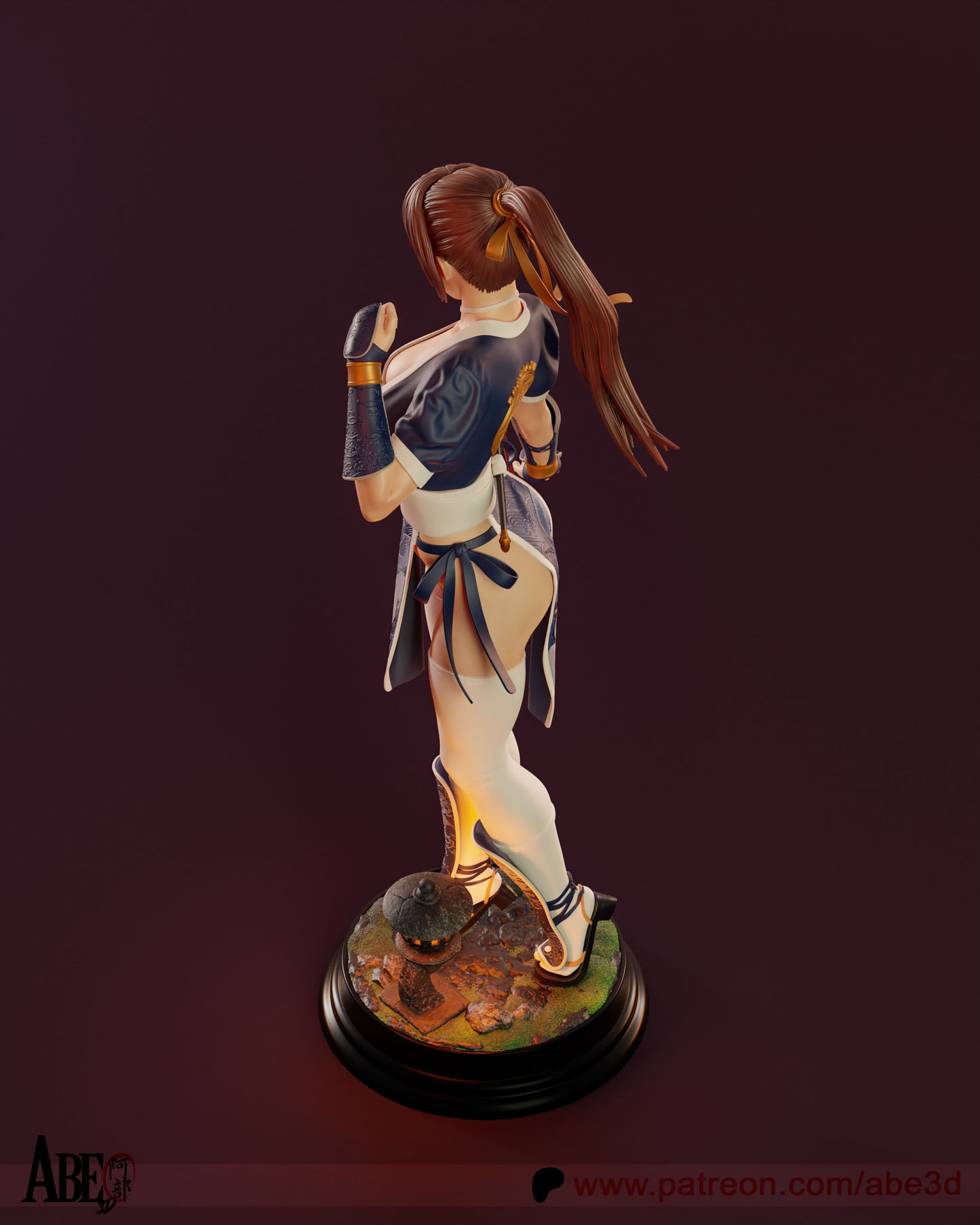 Kasumi (VARIANT PARTS INCLUDED - Unassembled and Unpainted Garage Kit - Model Designed by Abe3d