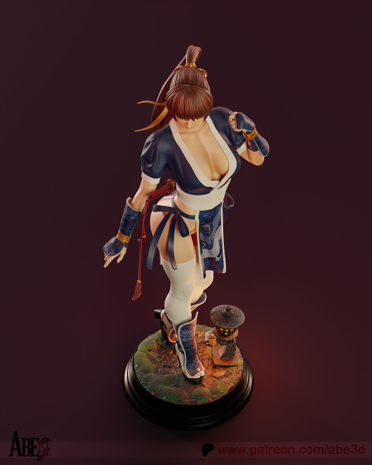 Kasumi (VARIANT PARTS INCLUDED - Unassembled and Unpainted Garage Kit - Model Designed by Abe3d