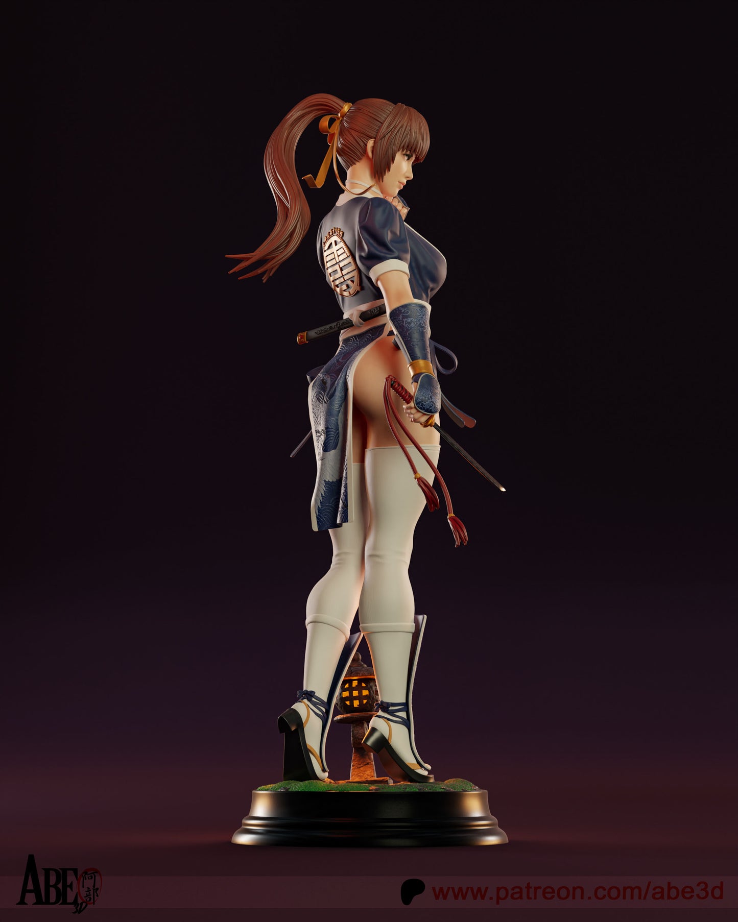 Kasumi (VARIANT PARTS INCLUDED - Unassembled and Unpainted Garage Kit - Model Designed by Abe3d