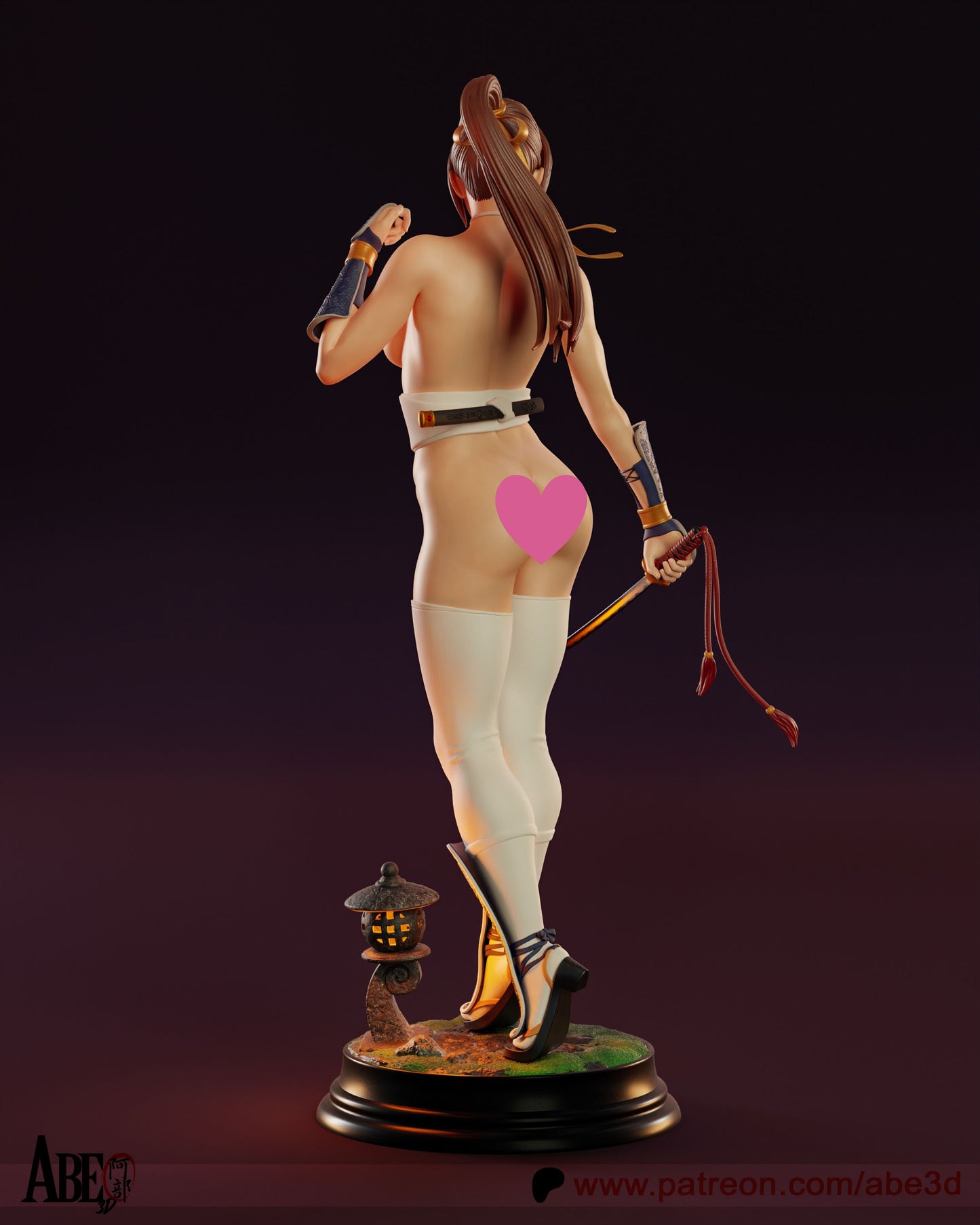Kasumi NSFW (VARIANT PARTS INCLUDED) - Unassembled and Unpainted Garage Kit - Model Designed by Abe3d