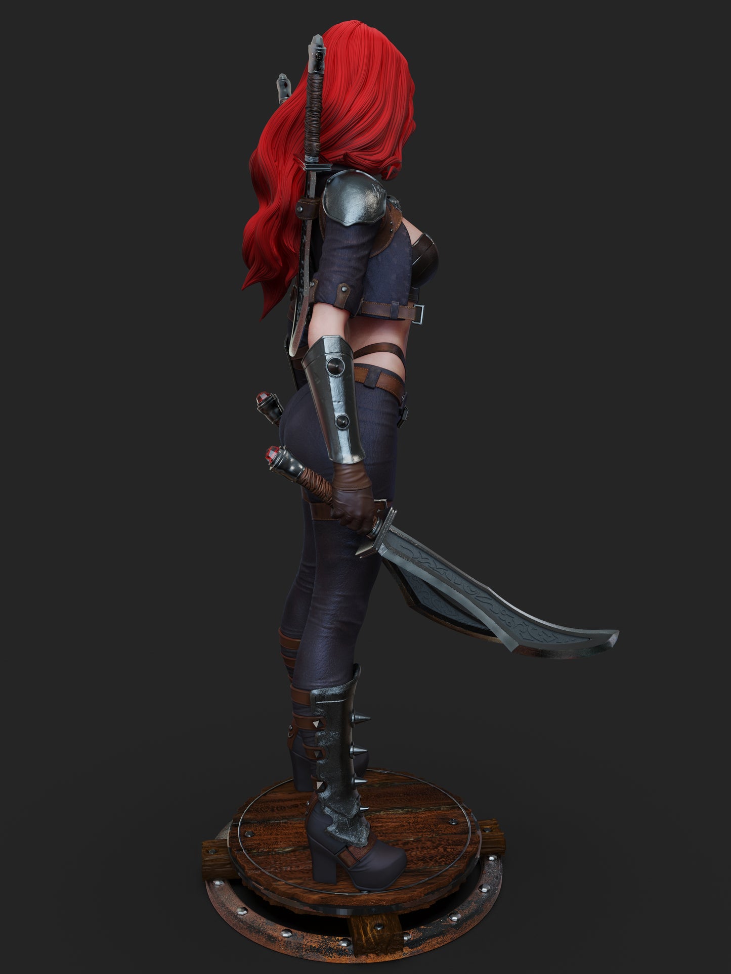 Katarina - Unassembled and Unpainted Garage Kit - Model Designed by Abe3d