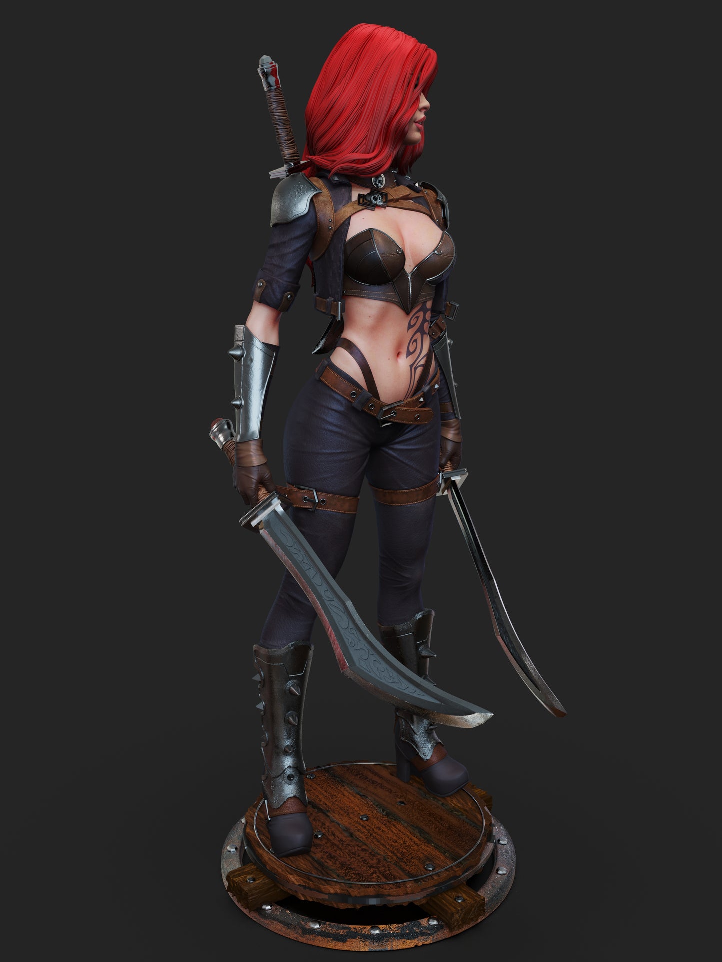 Katarina - Unassembled and Unpainted Garage Kit - Model Designed by Abe3d