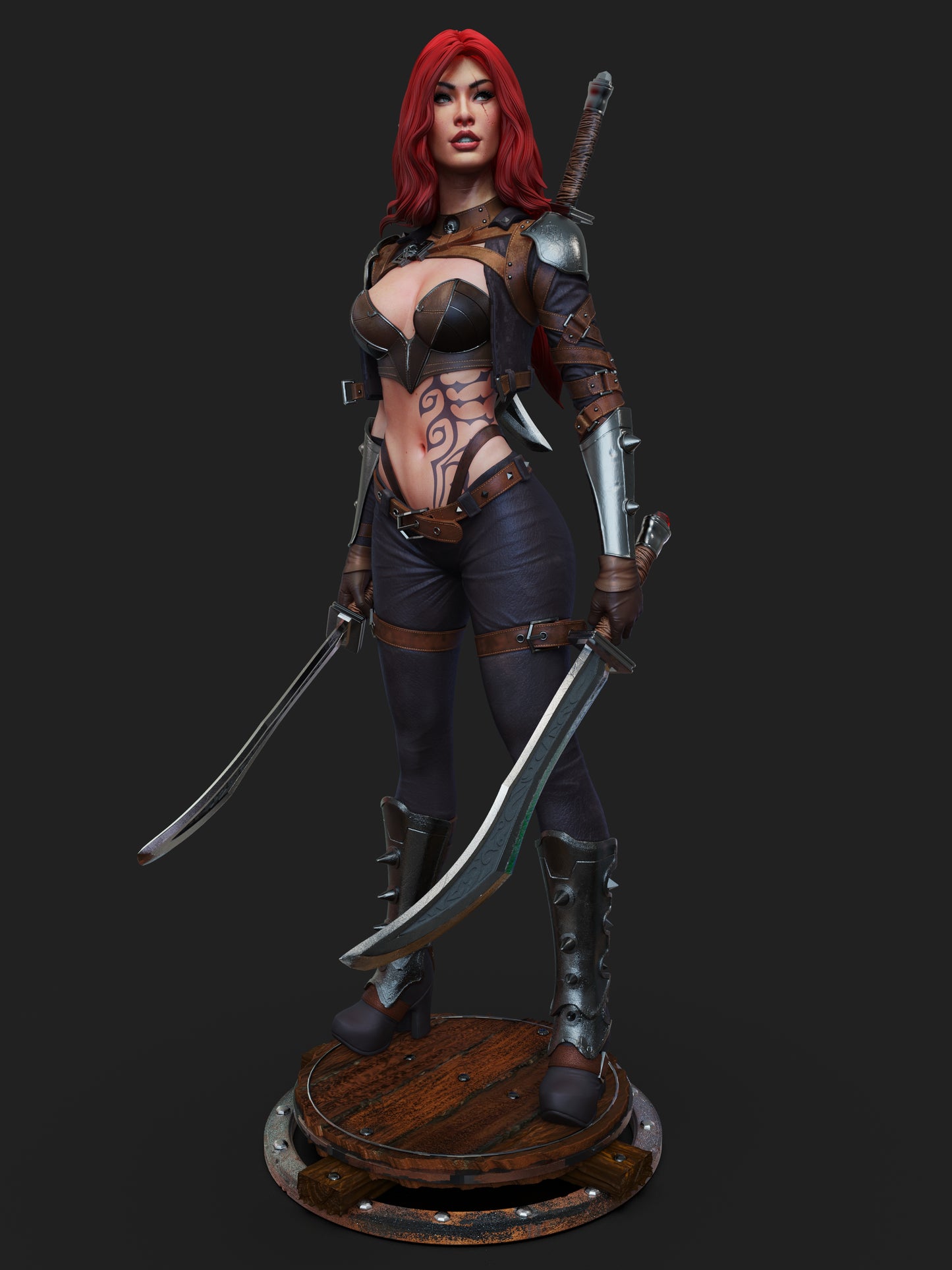 Katarina - Unassembled and Unpainted Garage Kit - Model Designed by Abe3d