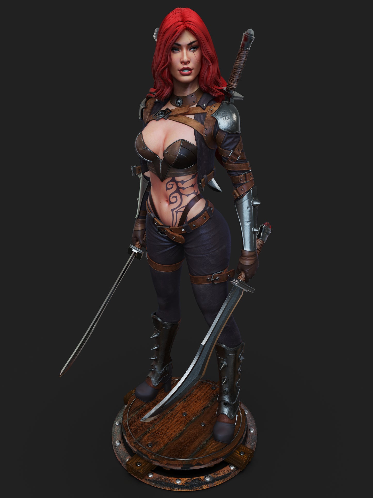 Katarina - Unassembled and Unpainted Garage Kit - Model Designed by Abe3d