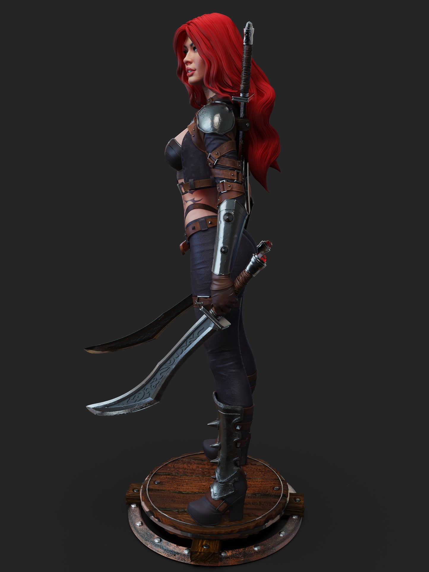 Katarina - Unassembled and Unpainted Garage Kit - Model Designed by Abe3d