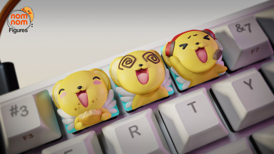 Keroberos KeyCaps - UNPAINTED - Model Designed by NomNom Figures