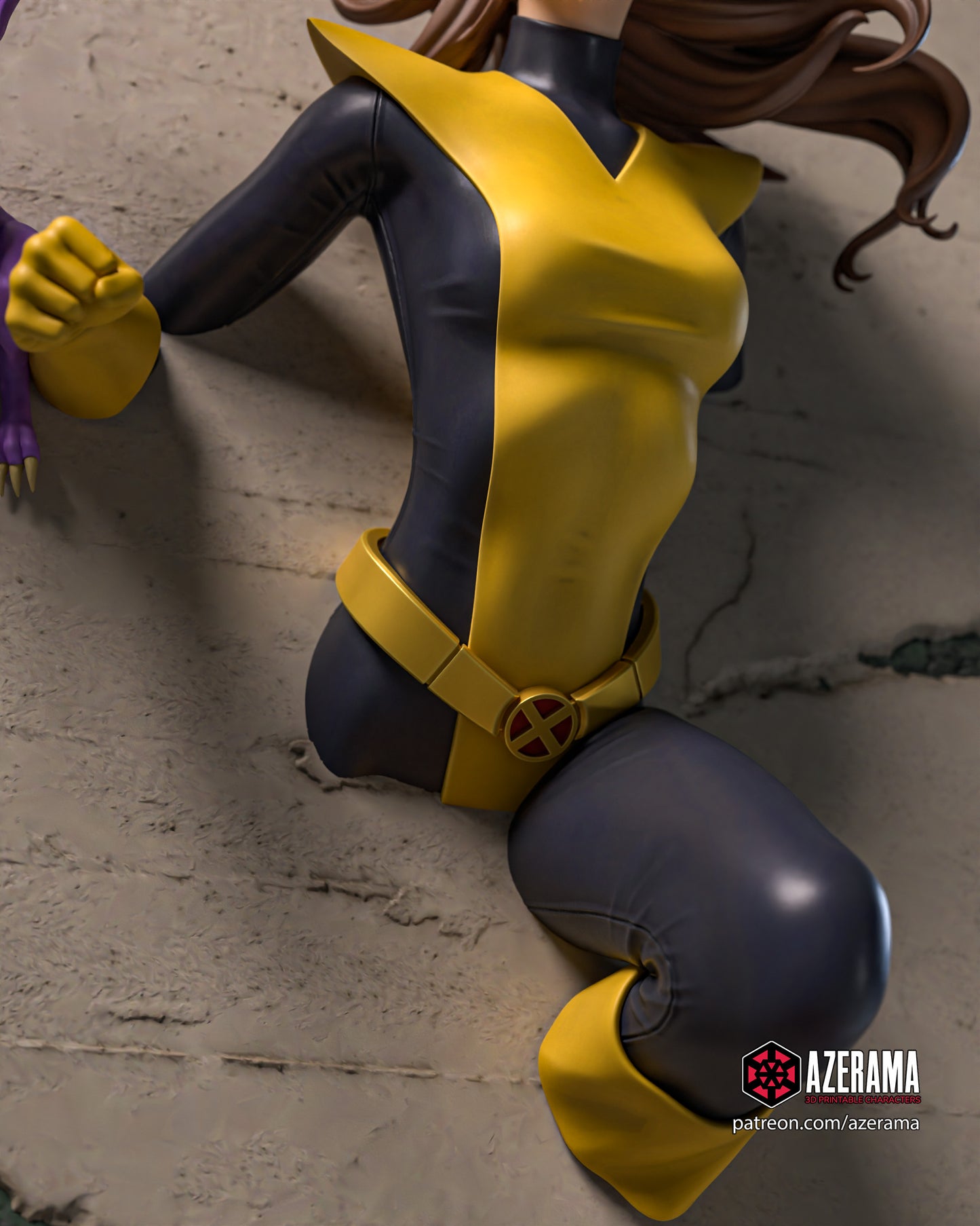 Shadow Cat (Kitty Pride) - Unassembled and Unpainted Garage Kit - Model Designed by Azerama