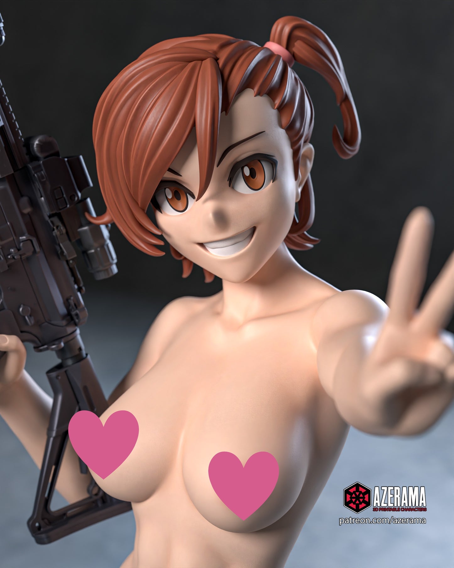 Kuriyabashi (GATE) NSFW - Unassembled and Unpainted Garage Kit - Model Designed by Azerama